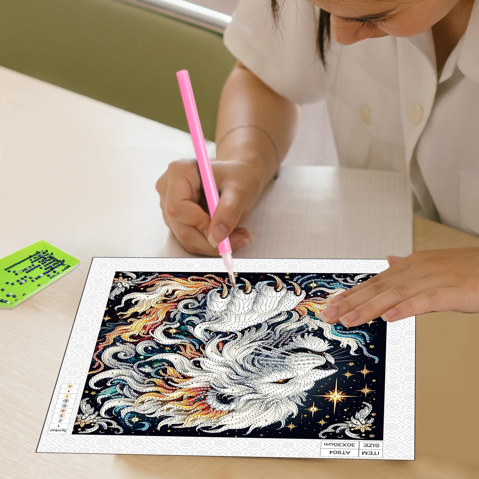 Amazon.co.jp: JISHSHAY ダイヤモンドアート 特殊形状 ラインストーン